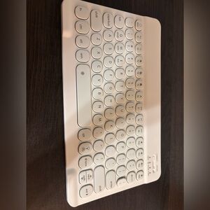 Blue tooth color changing keyboard.